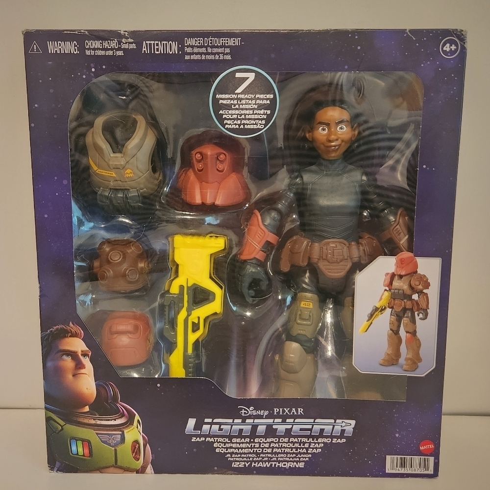 Brand New Disney Pixar LightYear Izzy Hawthorne ZAP Patrol Toy Figurine